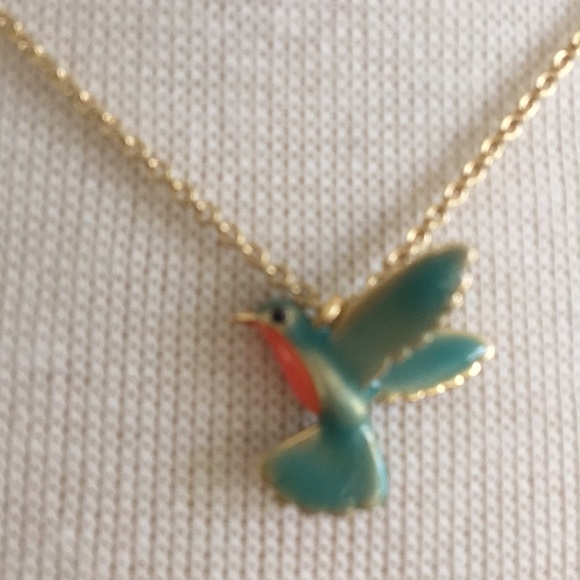 kate spade Jewelry - Kate Spade NWT Scenic Hummingbird Necklace w/ex